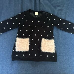 3 months Tucker + Tate Polk Dot warm baby sweater nwot
